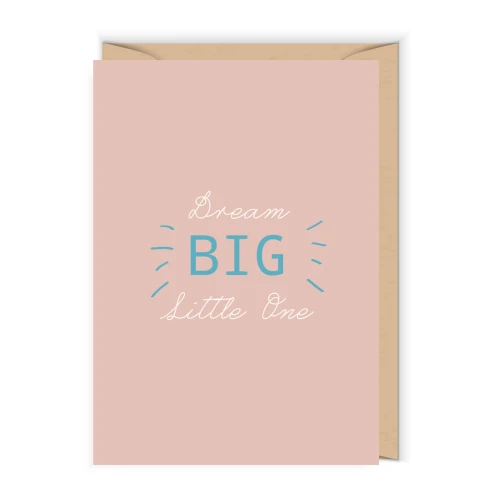 Kartka na narodziny Dream BIG little one