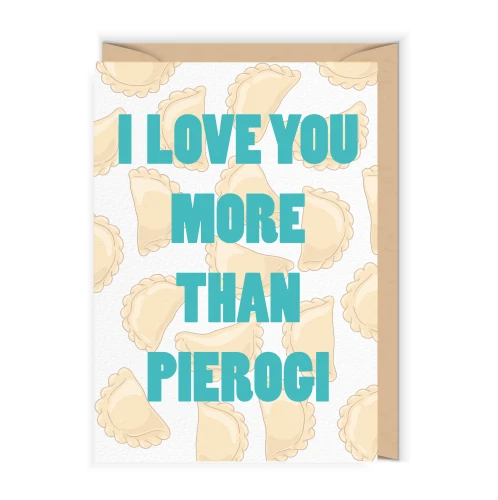 Kartka miłosna z pierogami