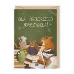 Kartka dla nauczyciela z okazji zakończenia roku