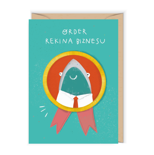 Kartka dla rekina biznesu