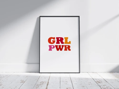 Plakat GRL PWR