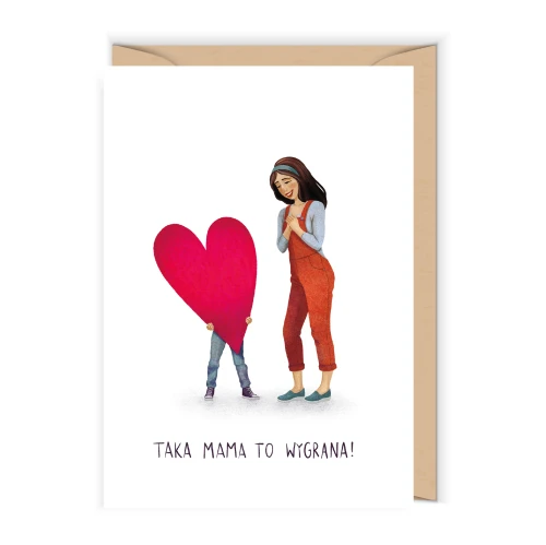 Kartka z okazji Dnia Mamy Taka mama to wygrana
