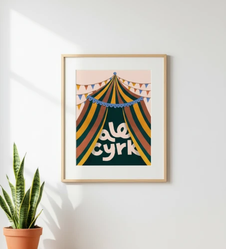 Plakat do pokoju dziecka Ale cyrk