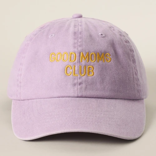 Czapka z daszkiem GOOD MOMS CLUB - fioletowa