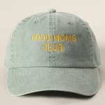 Czapka z daszkiem GOOD MOMS CLUB miętowa