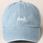 Czapka z daszkiem DAD dla taty – jasny jeans