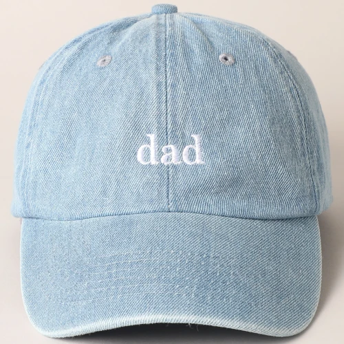 Czapka z daszkiem DAD dla taty – jasny jeans