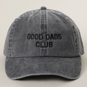 Czapka z daszkiem Good Dads Club dla taty – czarna