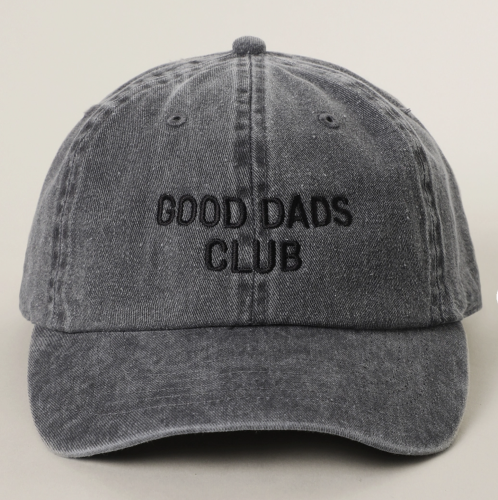 Czapka z daszkiem Good Dads Club dla taty – czarna