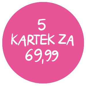 Zestaw 5 kartek okolicznościowych